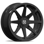 V01 14X7 +15MM 4X110 GLOSS BLACK