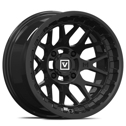 V03 14X7 -32MM 4X110 GLOSS BLACK