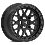 V07 15X7 +25MM 4X137 SATIN BLACK