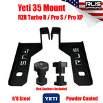 RUS Offroad Yeti 35 Quart Tundra Cooler Mount for Polaris RZR Turbo R / Pro XP / Pro S