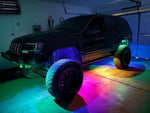 NoCo Whips Bluetooth Custom Color Wide-Angle Rock Light Kit w/Brake & Turn Signal Functions