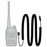Rugged Radios Select Handheld Radios Coil Cord