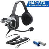 Rugged Radios ULTIMATE HEADSET for STEREO and OFFROAD Intercoms - Over The Head or Behind The Head