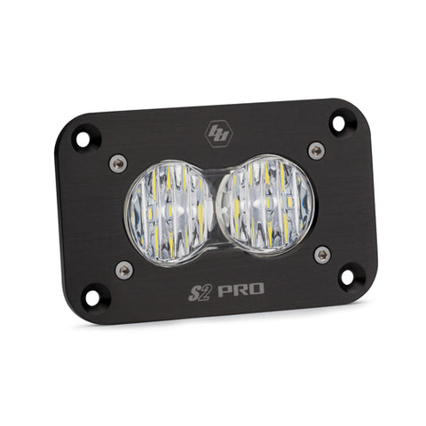 LED Work Light Flush Mount Clear Lens Wide Cornering Pattern S2 Pro Baja Designs