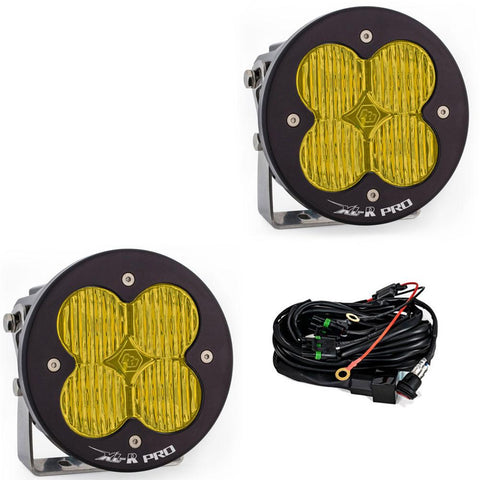 LED Light Pods Amber Lens Wide Cornering Pattern Pair XL R Pro Series Baja Designs