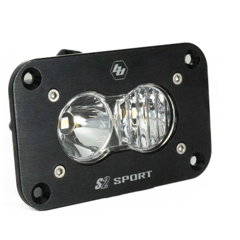 LED Work Light Clear Lens Driving Combo Pattern Flush Mount Each S2 Sport Baja Designs